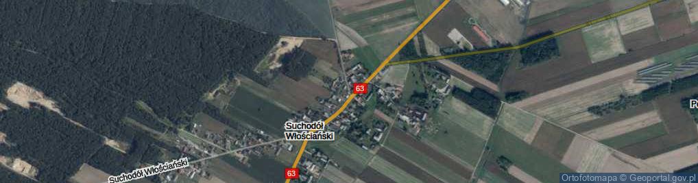 Zdjęcie satelitarne Suchodół Szlachecki ul.